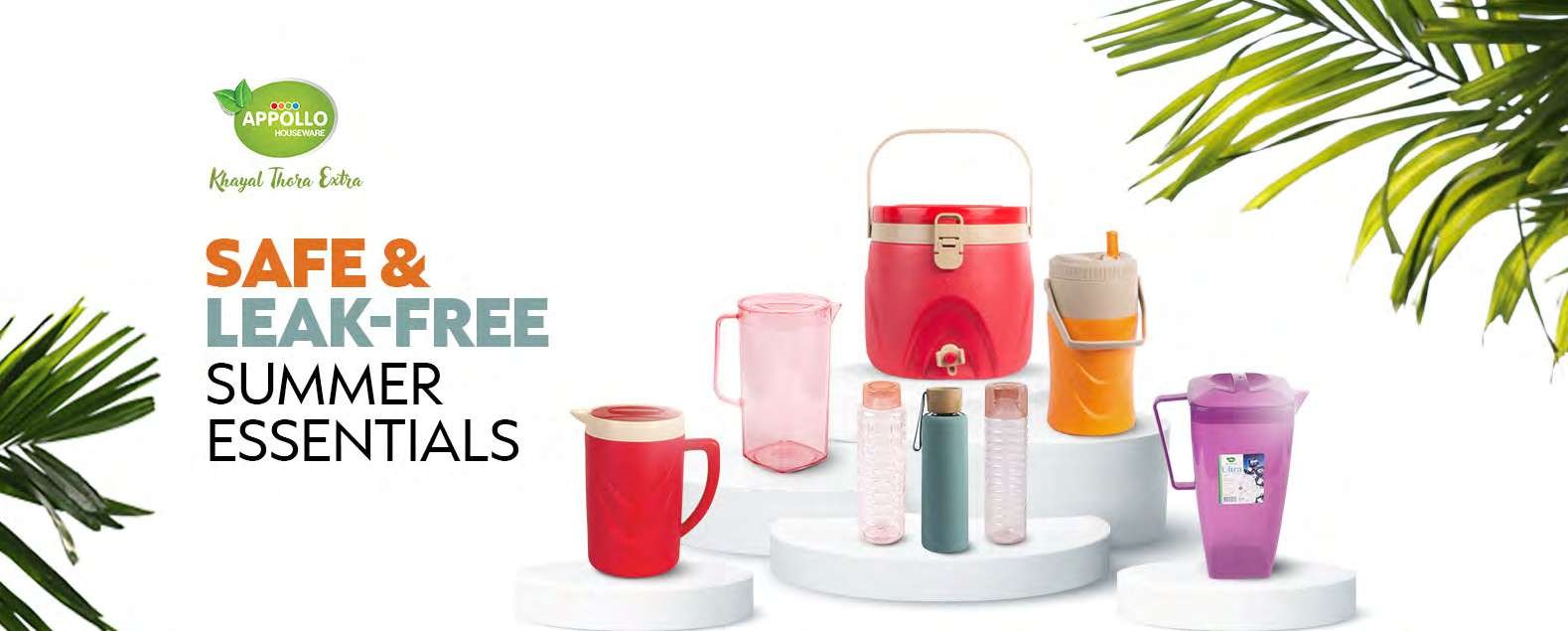 Safe & leak-free summer essentials — Apollo campaign