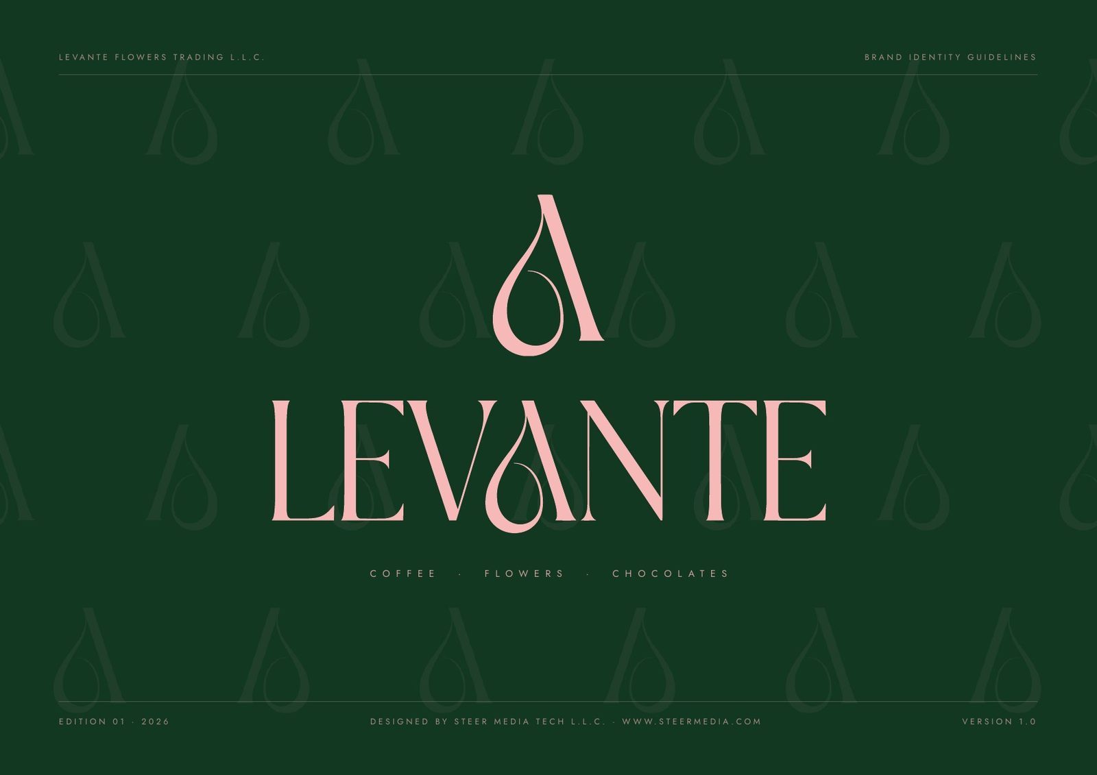 Levante brand identity guidelines — cover