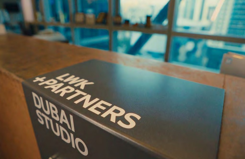 LWK + PARTNERS Dubai studio signage