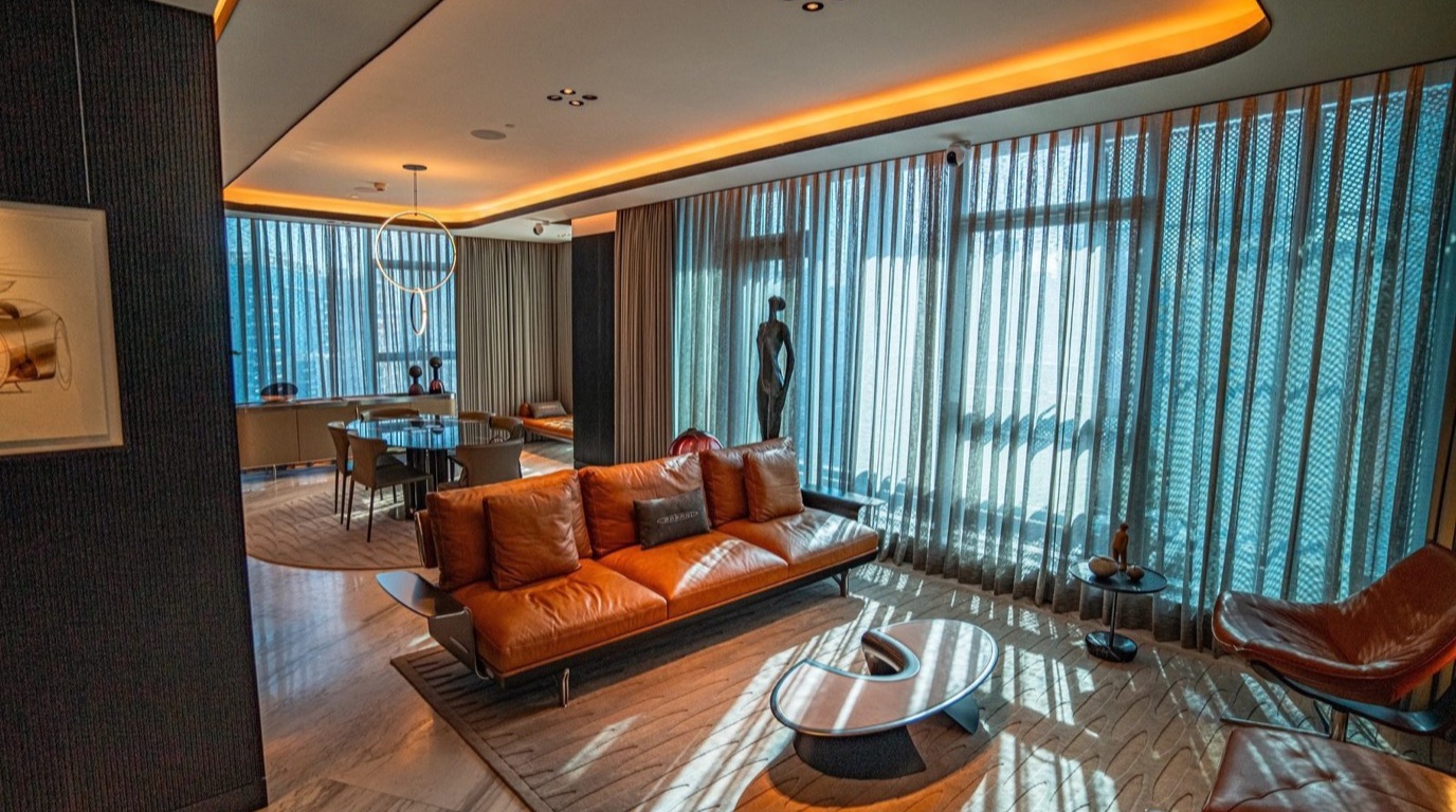 Interior photography of a Dubai apartment shot for a property listing